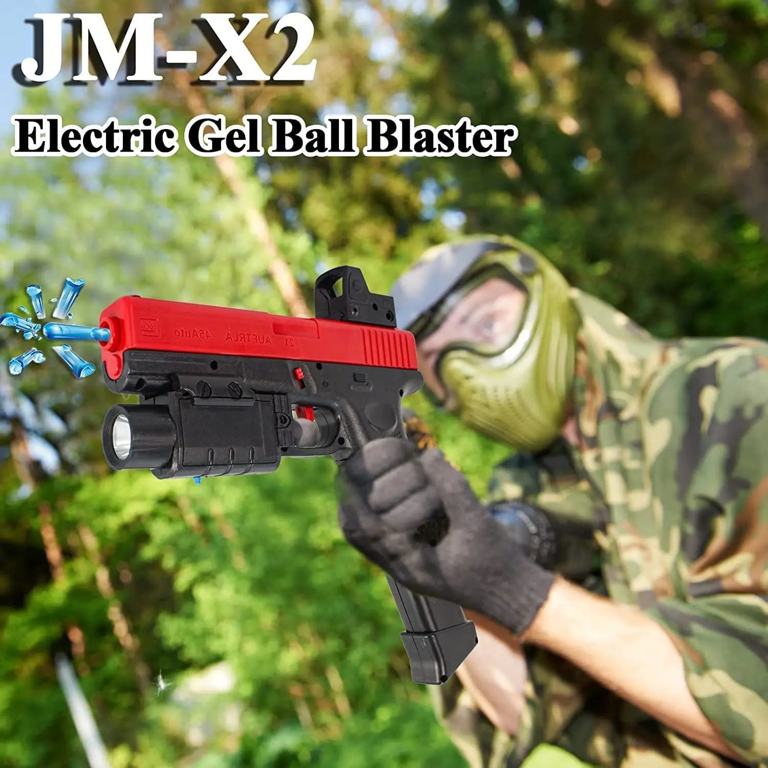 2022 Splatter Ball Gun Electric Gel Ball Blaster Toy Gun For Kids For