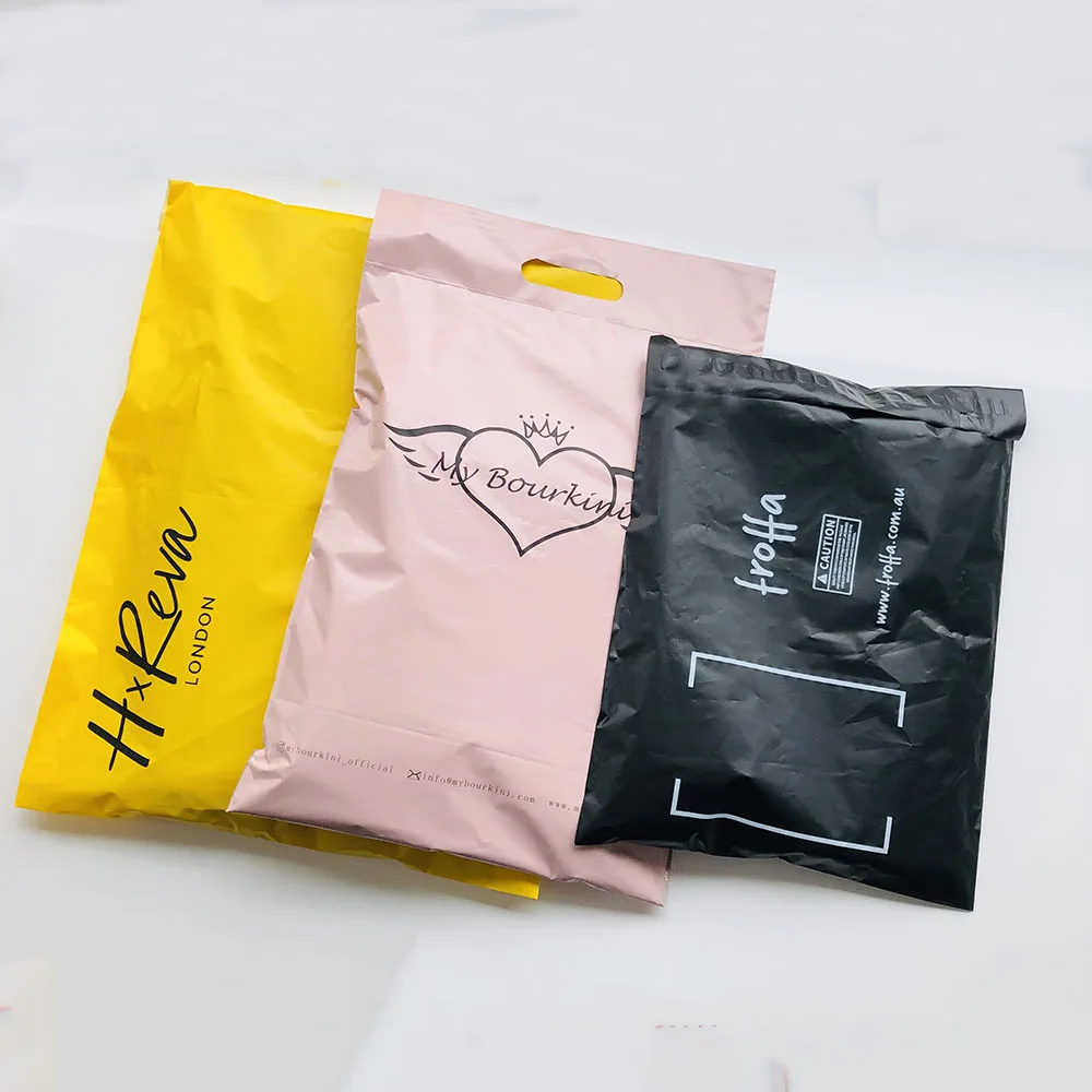 custom plastic mailing bags