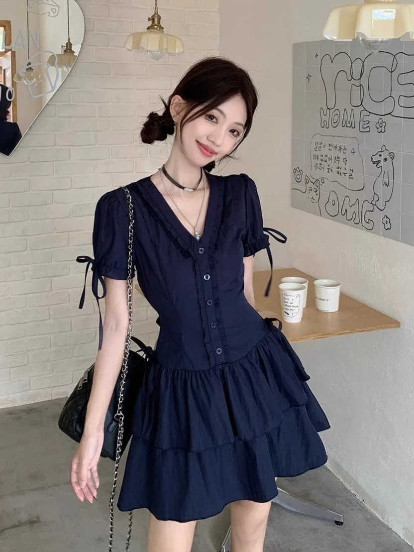 short dress korean style Shop Our New Design Ladies Clothes Party Sleeveless #chocolate