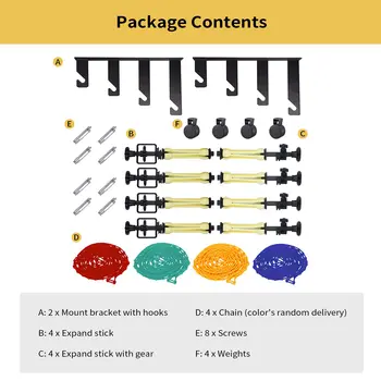 Backdrop 4 Roller Wall Mounting Manual Background Support System Ceiling Background Holder for Video Studio Equipment detail image