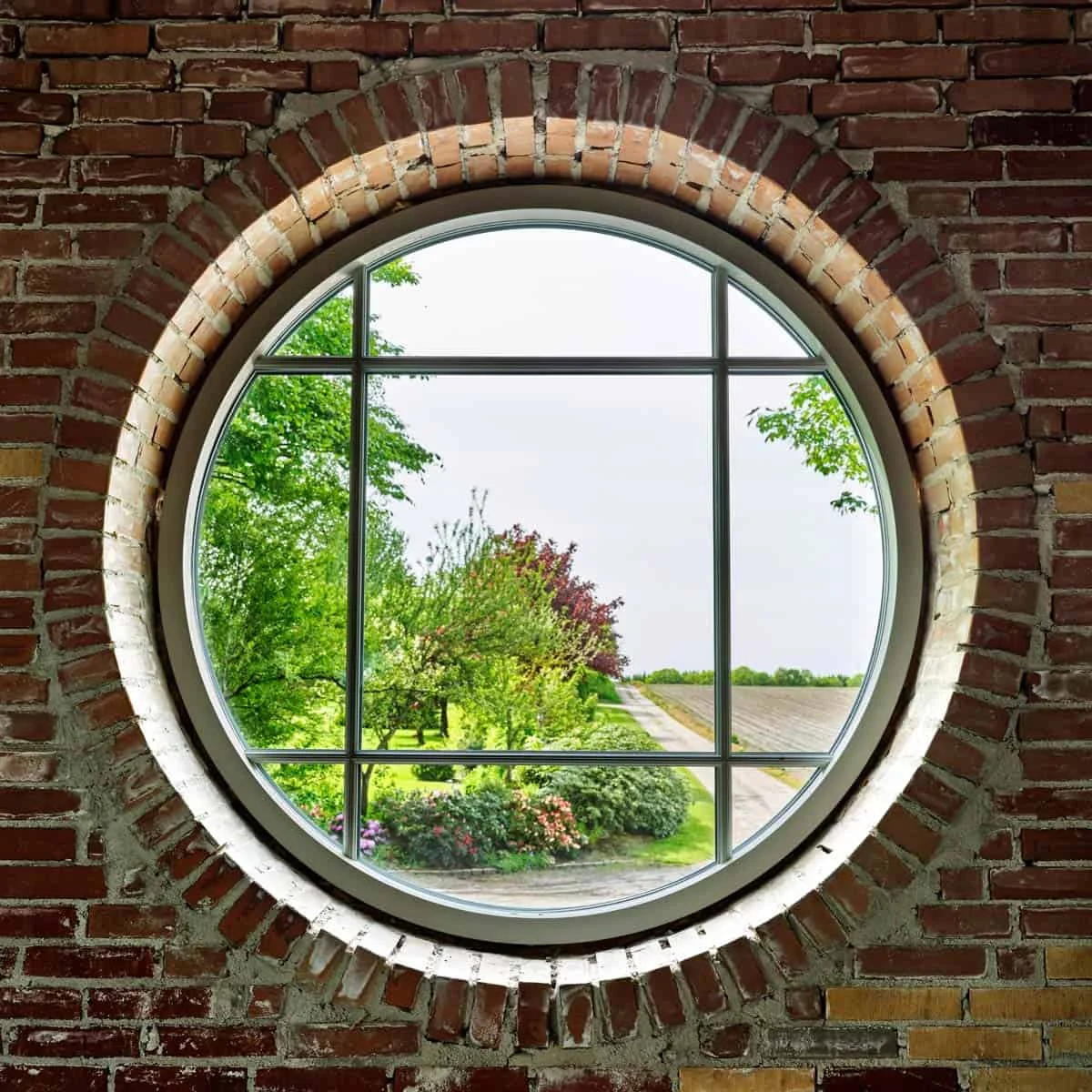 NUOXIN Round windows That Open Impact Resistance Hurricane Proof Arch Fixed Round Window