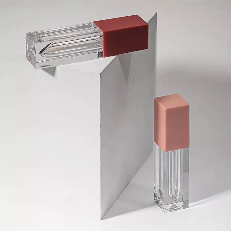 Wholesale 3ml Square Lip Gloss Tube Plastic Pet Tube Lipstick Lip Glaze wholesale-3ml-square-lip-gloss-tube-plastic-pet-tube-lipstick-lip-glaze