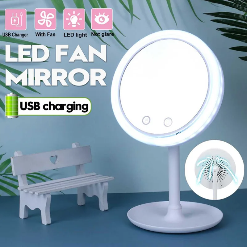 makeup mirror with fan