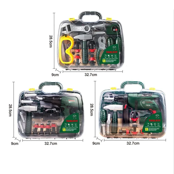 Xinmei 2022 оптовая продажа игрушки для ролевых игр и дошкольников Обучающие коробки инструментов детей набор пластиковых