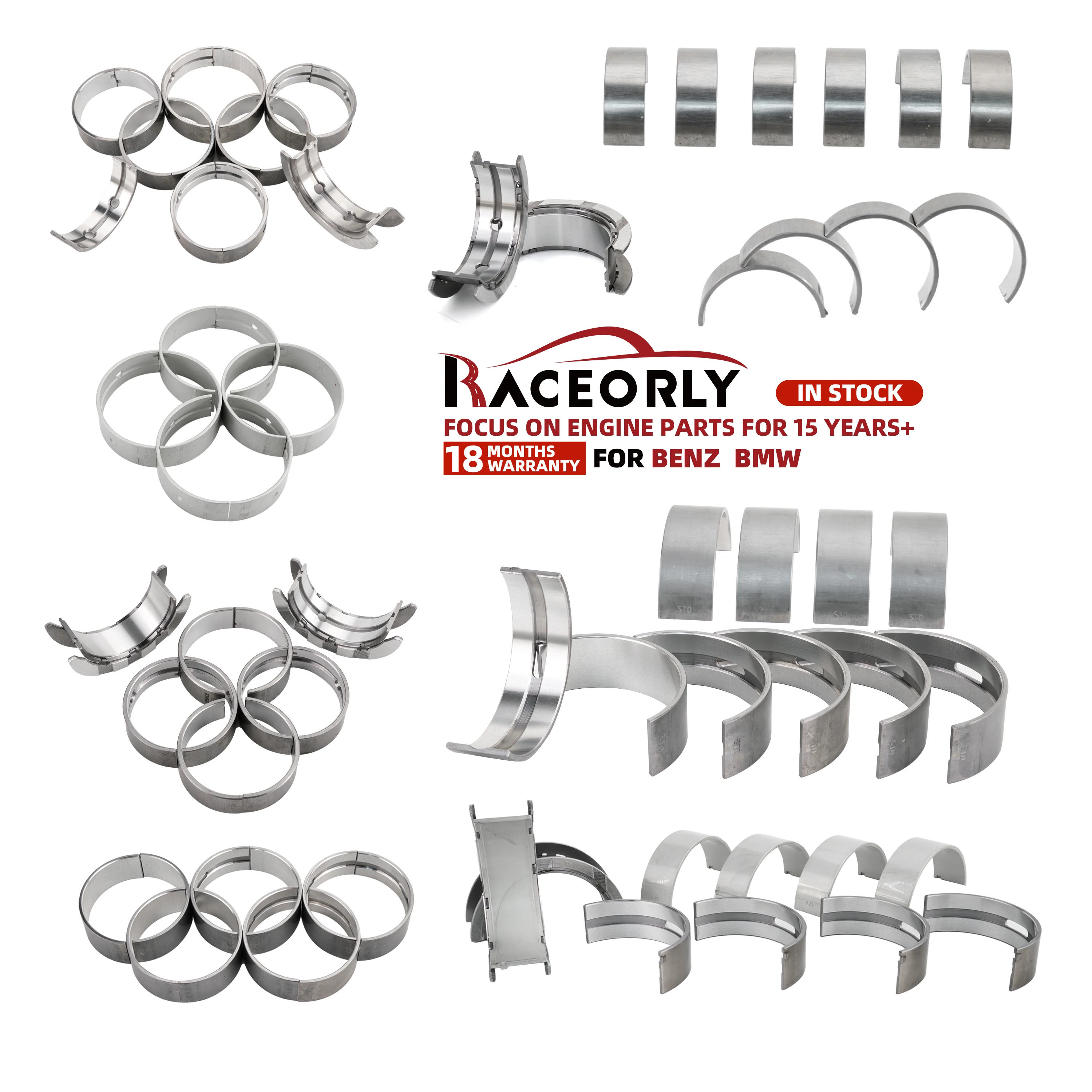 Raceorly High Quality Auto Engine System Parts Crankshaft Bearing  