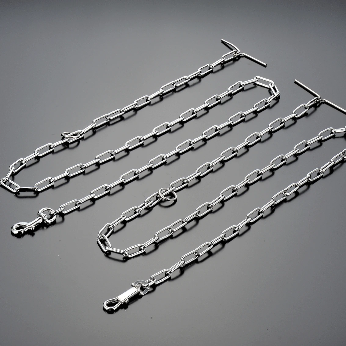 Kingtale Heavy Duty Strong Metal Steel Dog Chain Leash For Walking