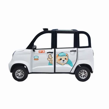 High Quality Adult Electric Car Four Wheel Closed Three Seat with High Power 48v Voltage