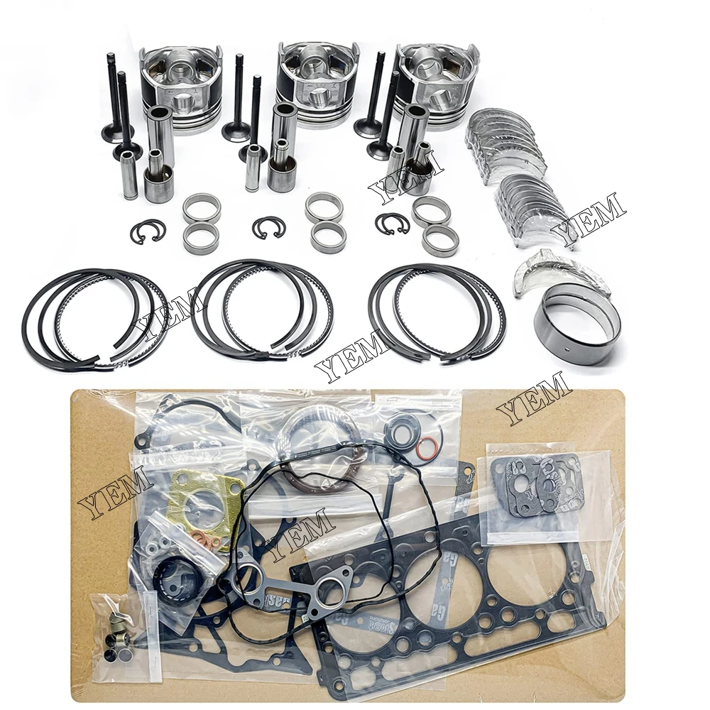 Factory Direct Sales New Overhaul Kit +.5 FITS for Kubota D1005