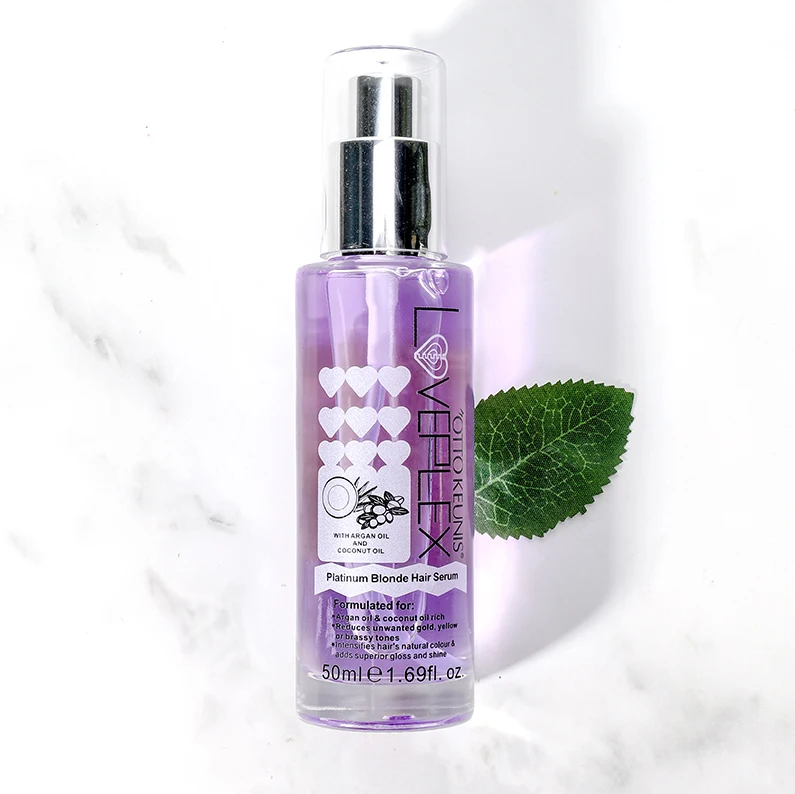 Cosmetics Argan Oil Ultra Lightweight Control and Hair Shine Treatment Blonde Hair Serum
