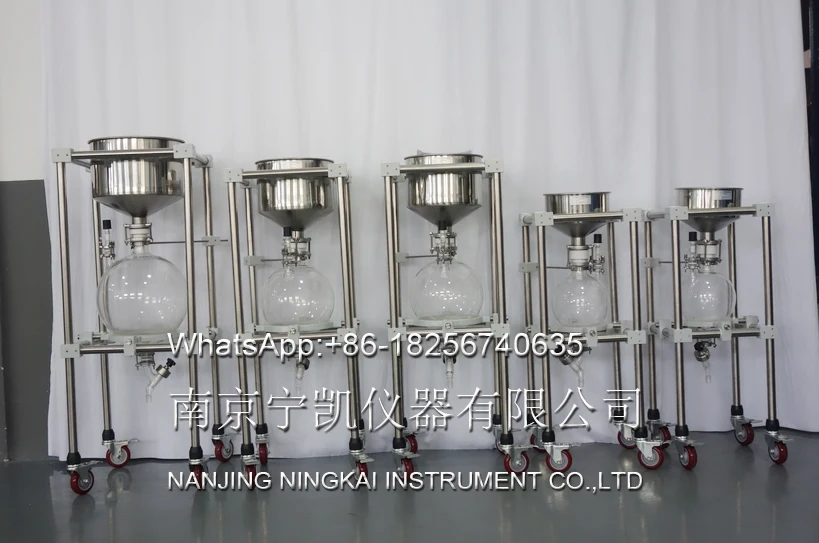 Agitated Nutsche Filter  Dryer Lab Stainless Steel Nutsche Filter Vacuum Filtration Apparatus manufacture