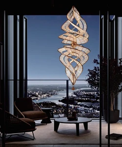 ECOJAS New Design Chandelier Studio Lighting for Living Room Villa Decor Pendent Light