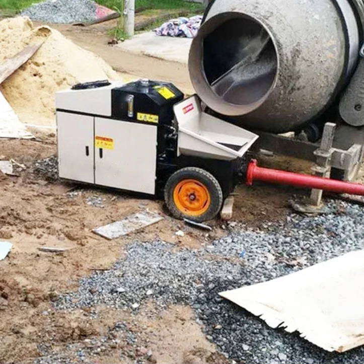 Automatic Concrete Pump Price in Pakistan Factory Sales Mini Concrete Pump Portable Factory Supply Concrete Pump Germany