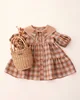 Plaid marrone