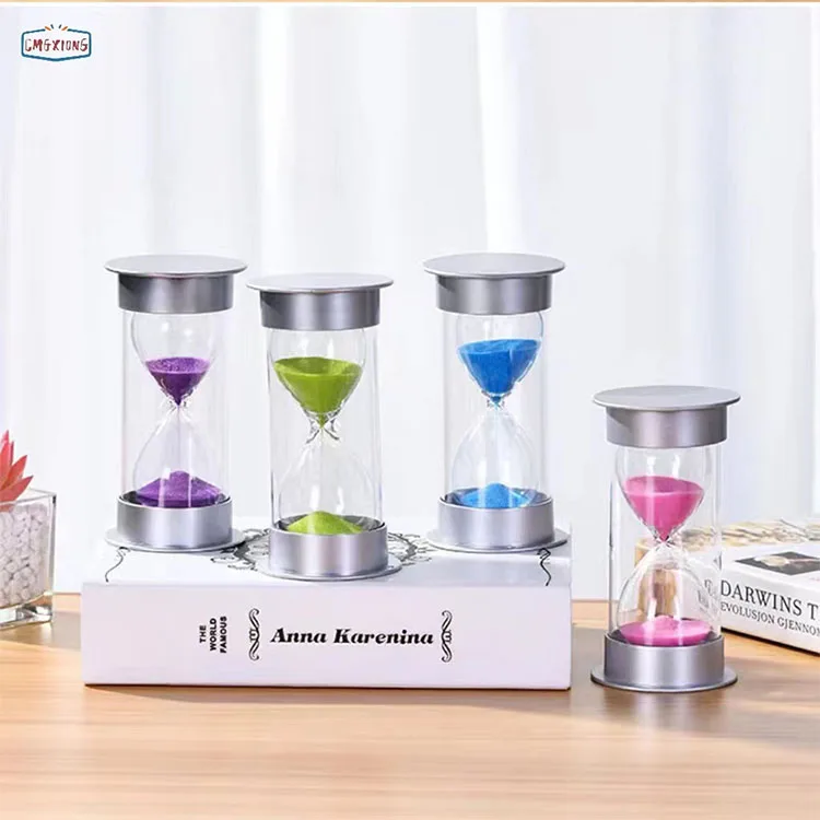 Заводская поставка кухонные шлифованные 25 30 60 90-минутные песочные часы украшение натуральные таймер