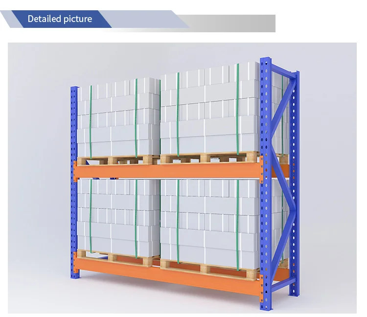 Powder Coating Q345B Heavy Duty Storage Racks Metal Tire Shelf