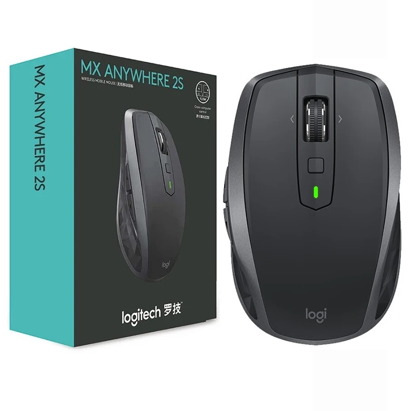 Logitech Mx Anywhere 2s Multi-device Wireless Mobile Mouse 2.4ghz