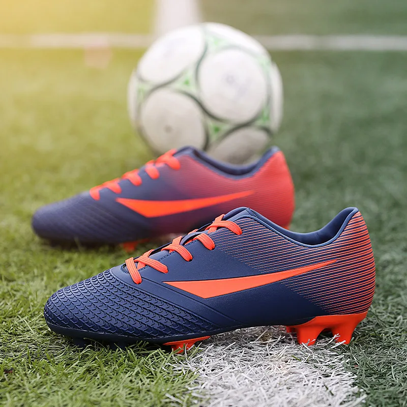 New Fashion Football Boots Artificial Grass TPU Anti slip Training Competition Men Football Shoes