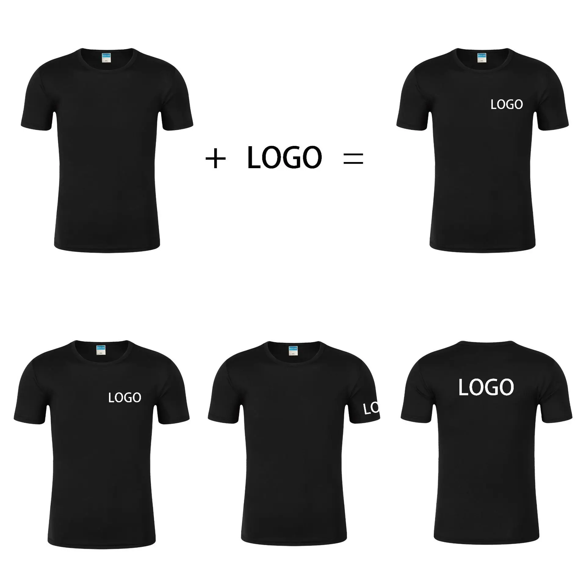 High Quality Custom T Shirt Printing Blank Shirts Unisex Cotton