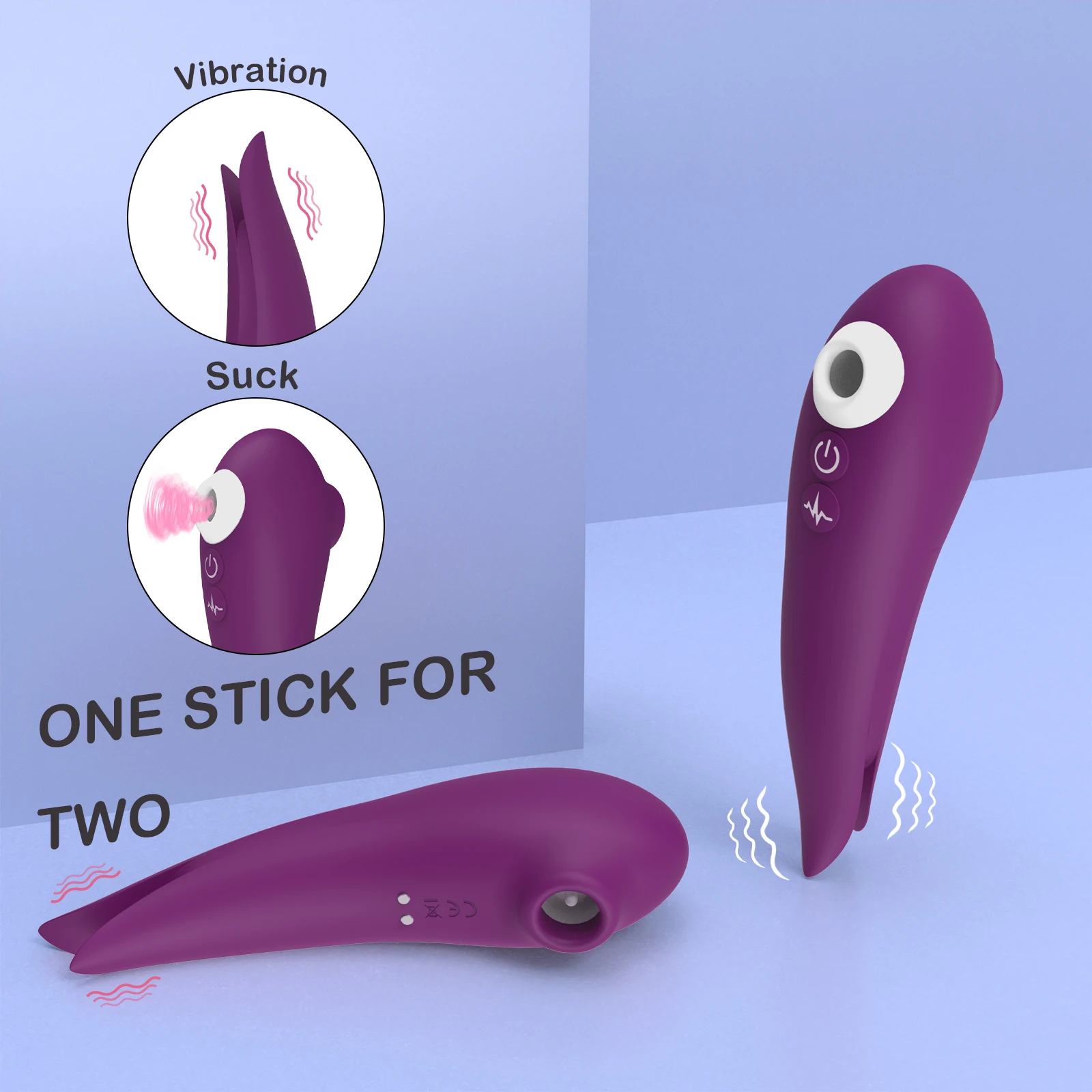 Adult Sex Toys Silicone G-spot Vibrator Clit Vibrator Sex Toy for Women,  Female Sucking Sex Toys Vibrator with 10 Modes