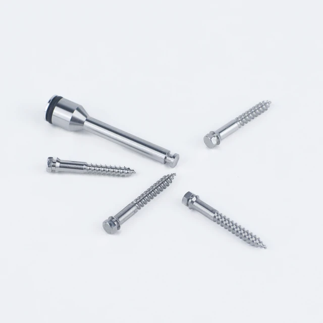Ergonomic MSE Orthodontic Screw Tips, Alloy Material, Perfect for Dental Clinics, Available in Multiple Sizes