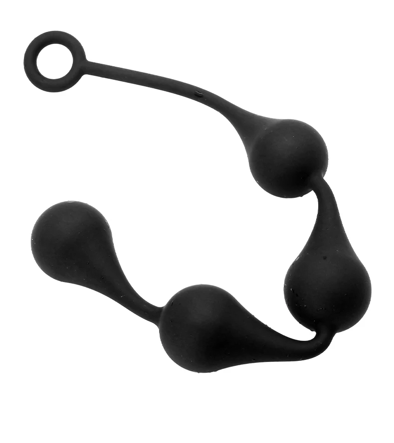 Inflatable Water Drop Silicone Anal Beads Plug Men's Masturbator Sex Toy with Vibrator Tail Anal Sex Toy