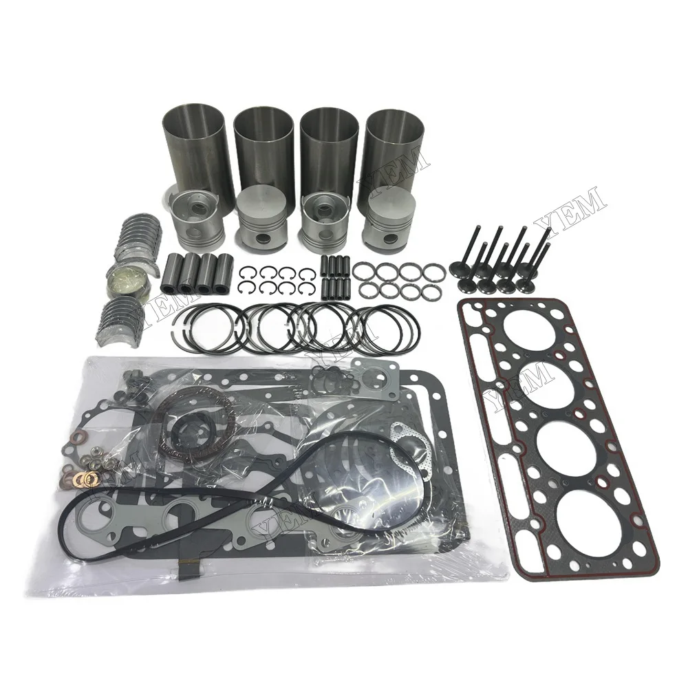 V1502 V1502C Engine Overhaul Rebuild Kit for Kubota RX3600 L2050DT L235DT