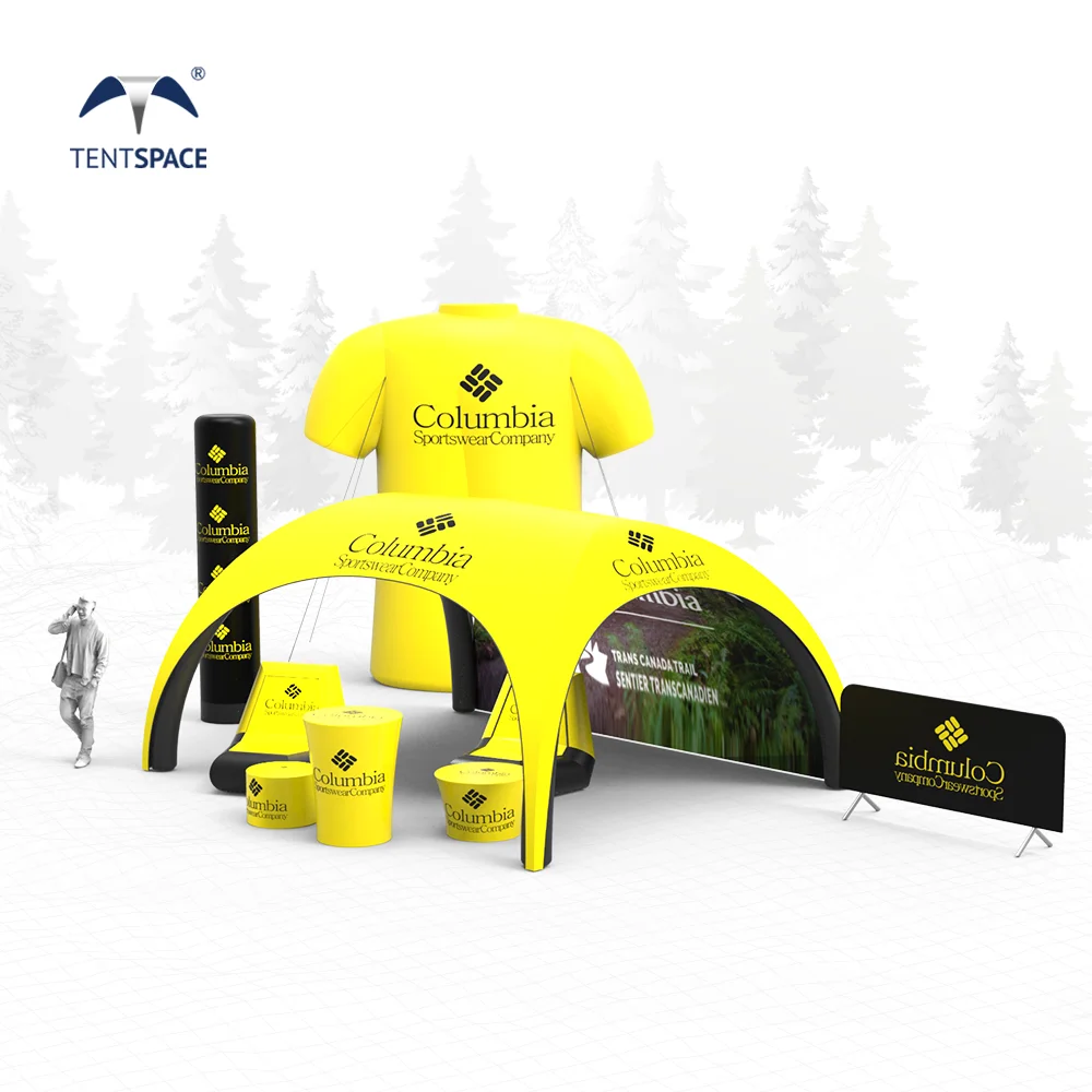 New Design Brilliant Design Hexagonal Large Inflatable Dome Tent Outdoor Marquee Canopy with Outstanding Wind Resistance