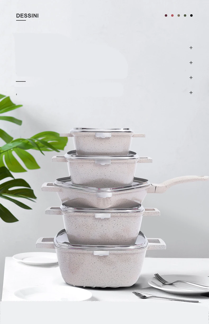 Aluminum Cookware Set 25 Piece Healthy Cookware Set Premium Aluminum