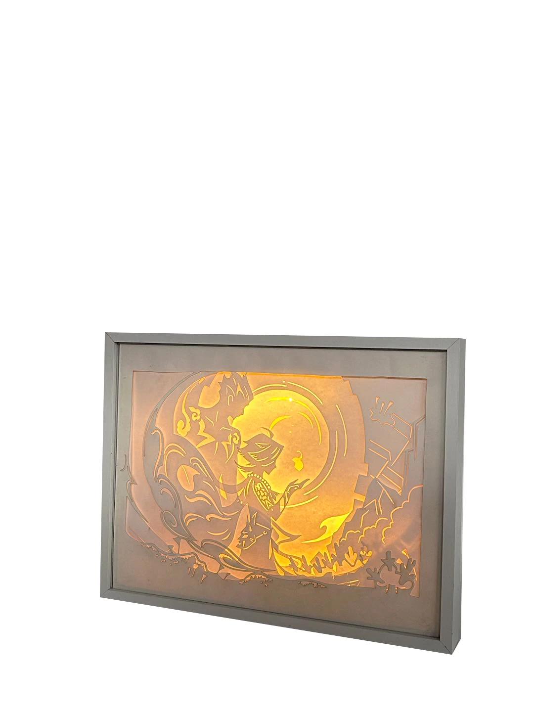 3d Arts And Craft Shadow Box With Colorful Light Buy Shadow Box