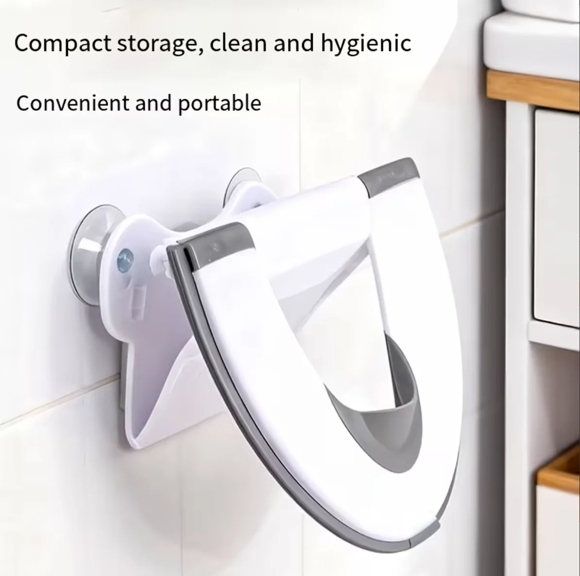 Innovative Foldable Potty Training Seat for Travel Use Non-Slip Toddler Toilet Seat Cover With Suction Cups Hygiene Solution