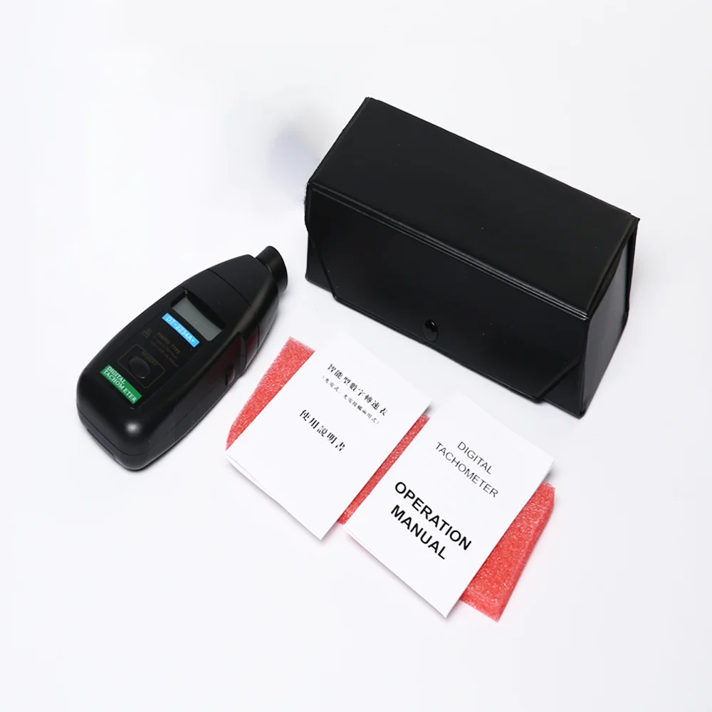 Портативный лазерный фото Бесконтактный тахометр DT2234A цифровой тахометр