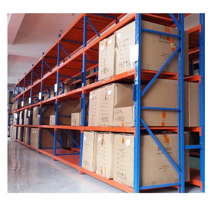 Durable wholesale high quality metal rack warehouse storage shelving light duty longspan rack garage metal shelving