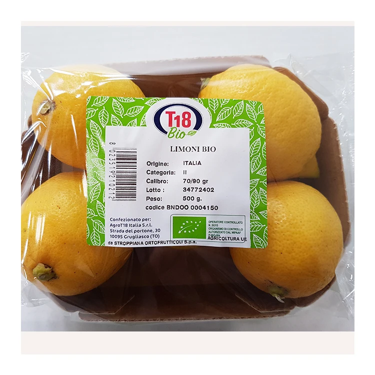 Italian Good Quality Natural Organic Lemon Fresh