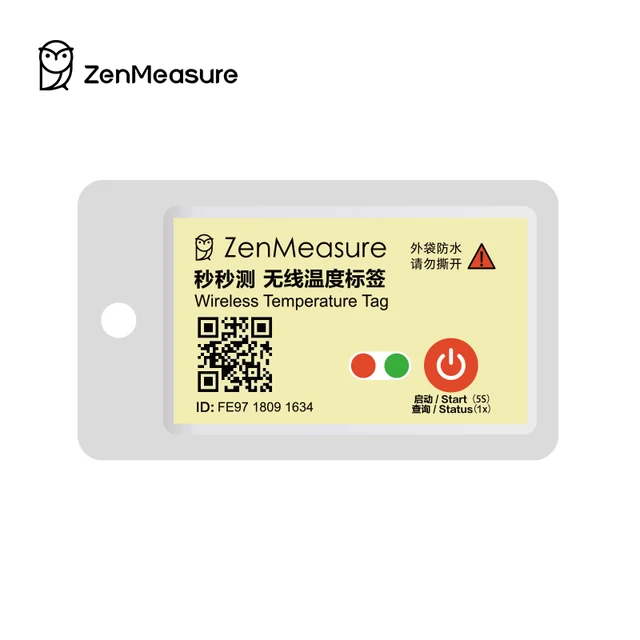 ZenMeasure Wireless Temperature Bluetooth Tag Industrial cold chain monitoring recorder Data logger Thermometer support for OEM