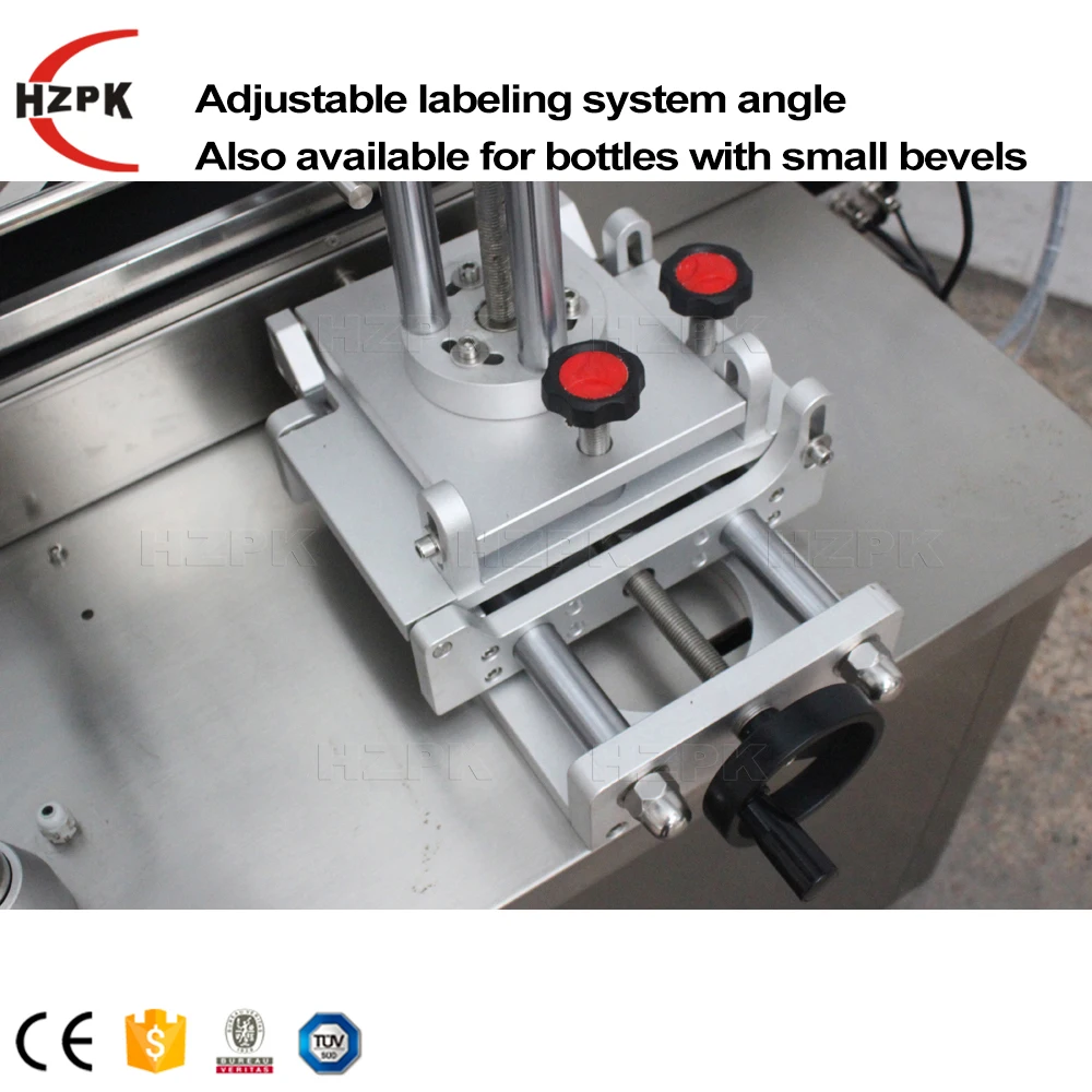 HZPK автоматическая электрическая машина для нанесения этикеток на круглые бутылки
