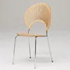 (Upgraded version with natural wood-colored silver legs)