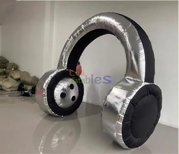 2025 Hot Sale Music Festival Giant Inflatable Headphones Inflatable Headset Arch for Advertising