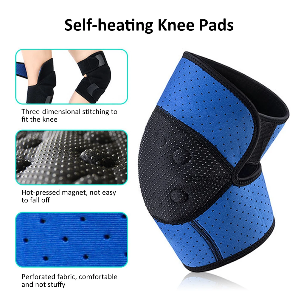 Adjustable Therapy Knee Brace Pads Sleeve Tourmaline Self
