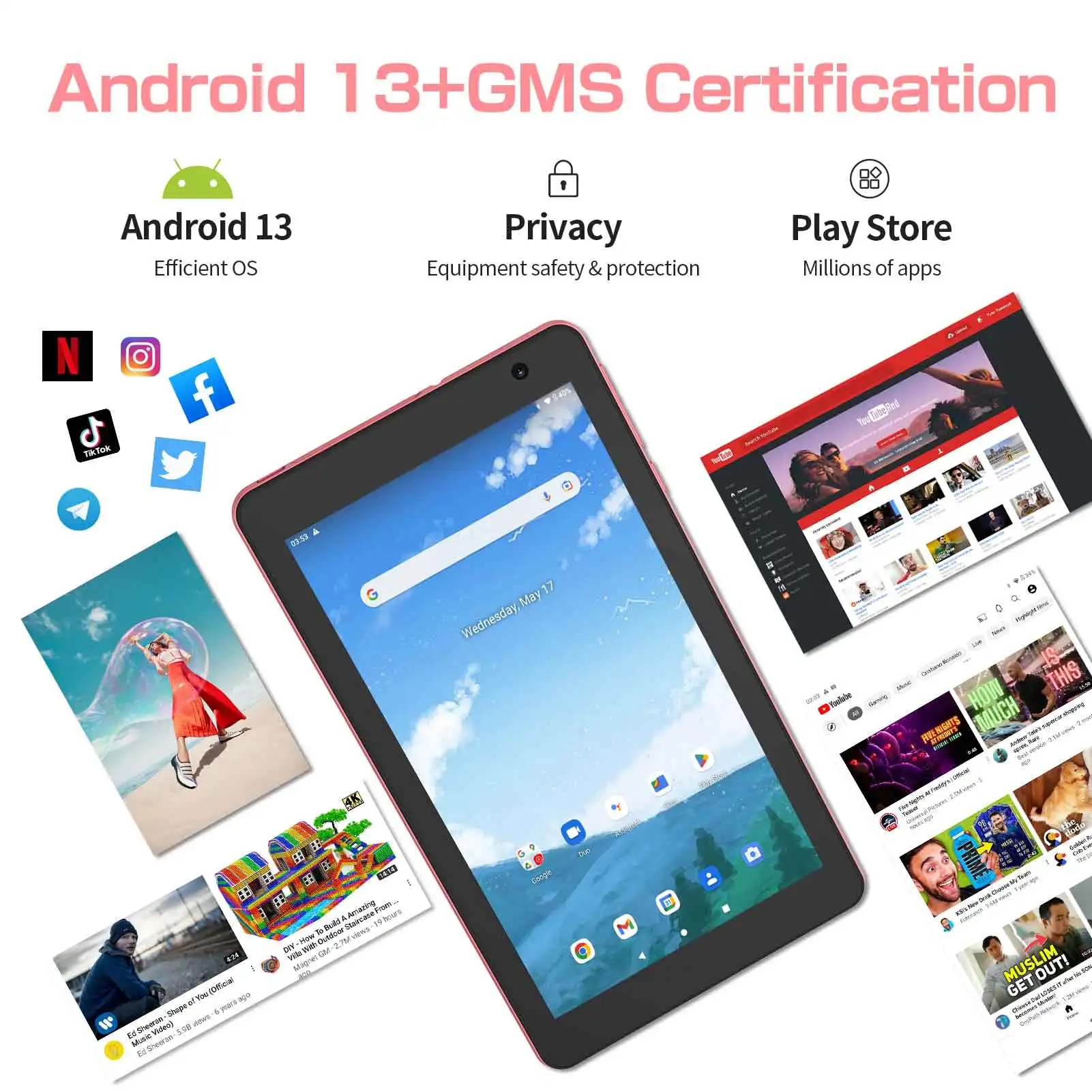 取引中最終値下げ【引取限定】【美品開封動作確認のみ】8インチタブレットPRITOM B8 PRITOM B8 8インチ Androidタブレット RAM 8GB ROM 64GB タッチスクリーン