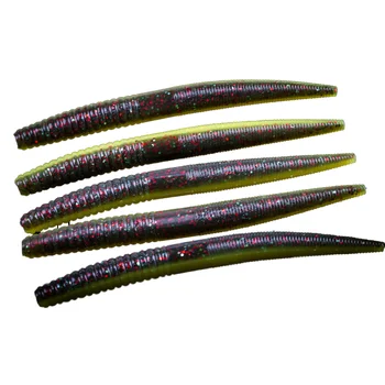 Cheery Worm Bait for Freshwater Bass Fishing Senko Soft Lure Drop Shot Rig Carolina Rig Jig Head Silicone for River Fishing – Soft Lure – view 4