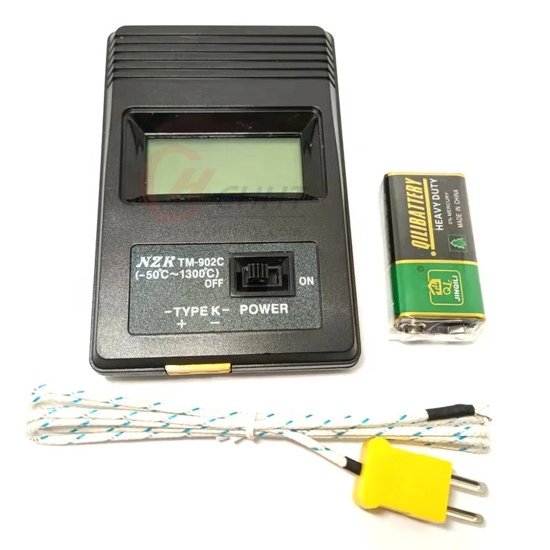 Temperature Indicator K Type Thermocouple Connected Direct Reading