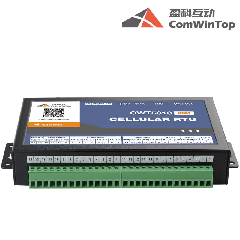 CWT5018 4G GPRS Ethernet Modbus RTU Iot Gateway m2m Device Internet Wireless Communications System