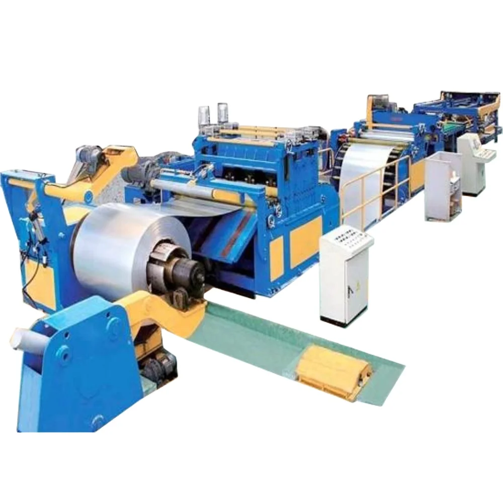 Automatic Vertical Cut Slitting Line for Steel Strips Key Components Include Motor Gear PLC-Core Manufacturing Plant Machinery