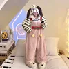 Costume intero Snoopy rosa rinforzato