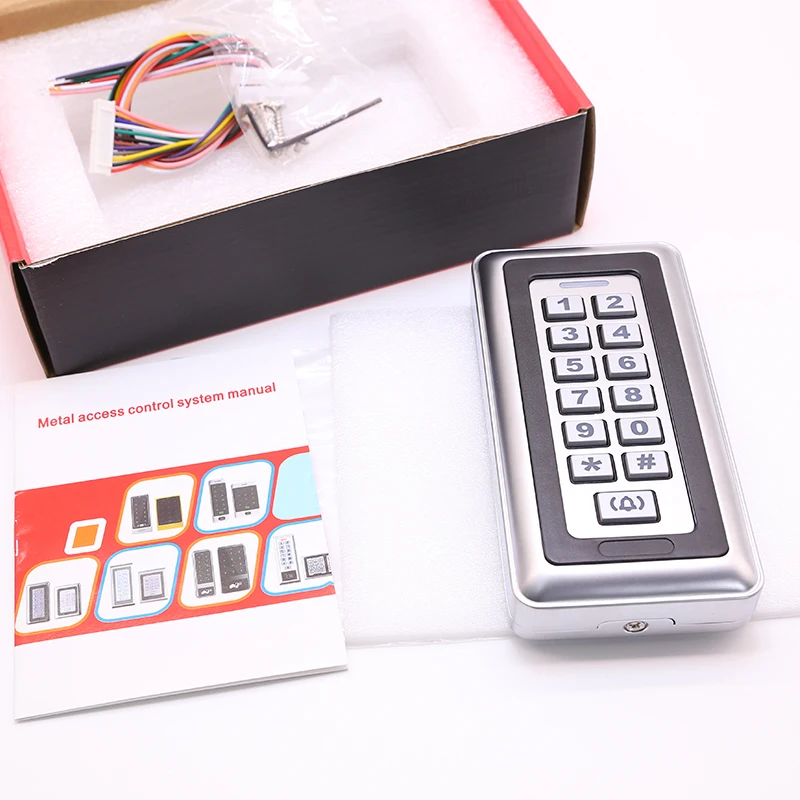 Standalone Metal Access Controller System IP67 Waterproof Keypad Door Entry Electronic RFID Access Control
