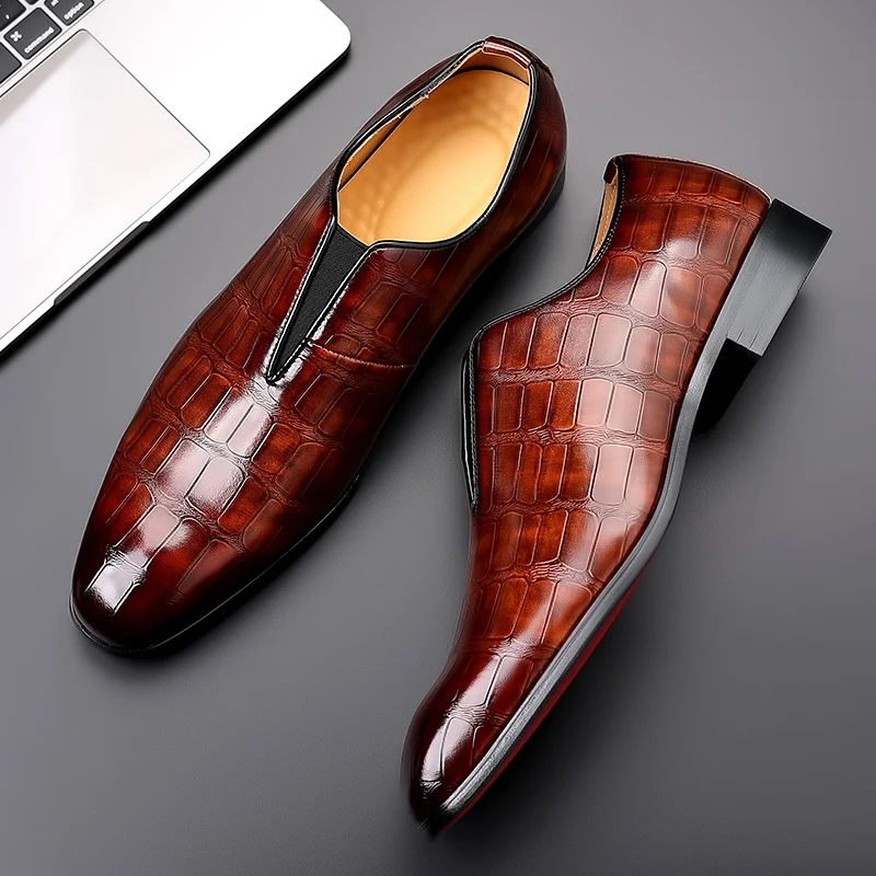 2023 Drop Shipping Men's Breathable British Style Business Shoes ...