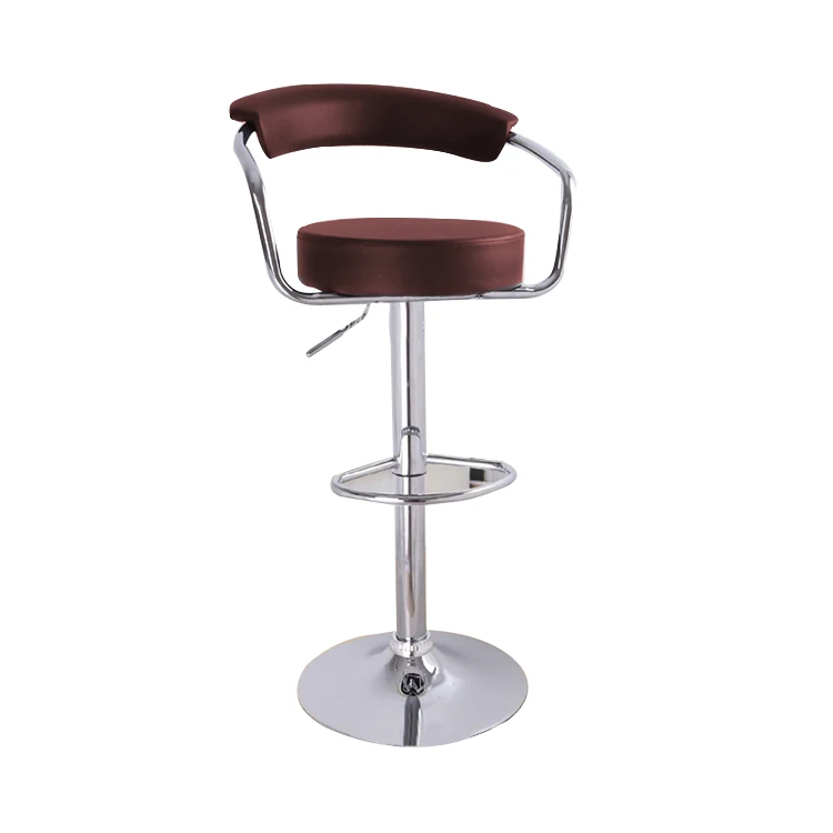 Лидер продаж Кухня барный стул для отдыха из искусственной кожи вращающийся бар с регулировкой по высоте подставка
