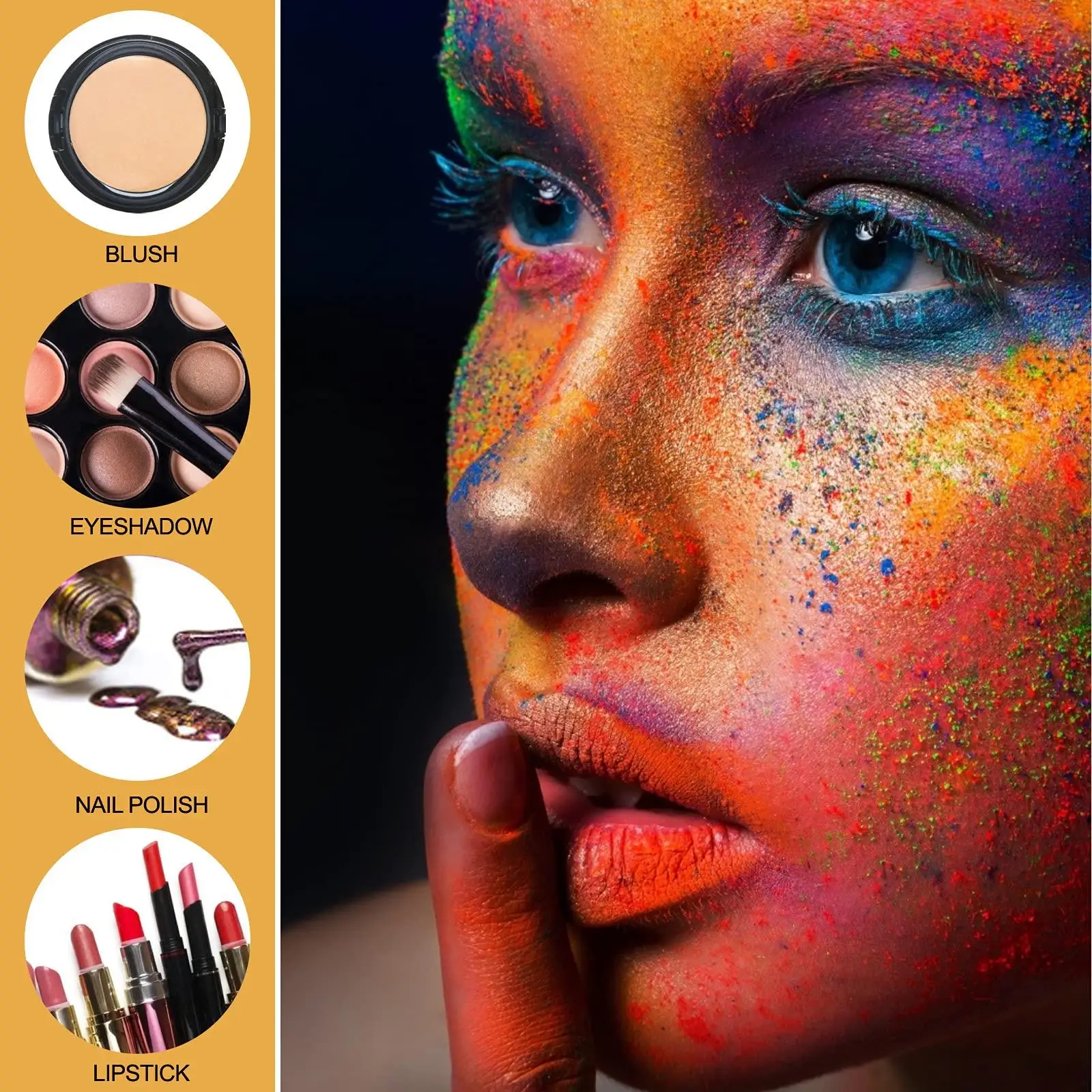 Cosmetic Skin Safe Lip Gloss Mica Pigment Powder Colour For Makeup