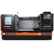 Automatic CNC Lathe Machine CK6180G Duty Pipe Threading Lathe Horizontal Flat Bed Structure for Heavy Duty Metal Made China