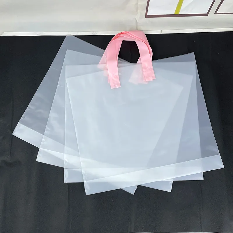 Wholesale Translucent Plastic Gift Bag with Custom LOGO